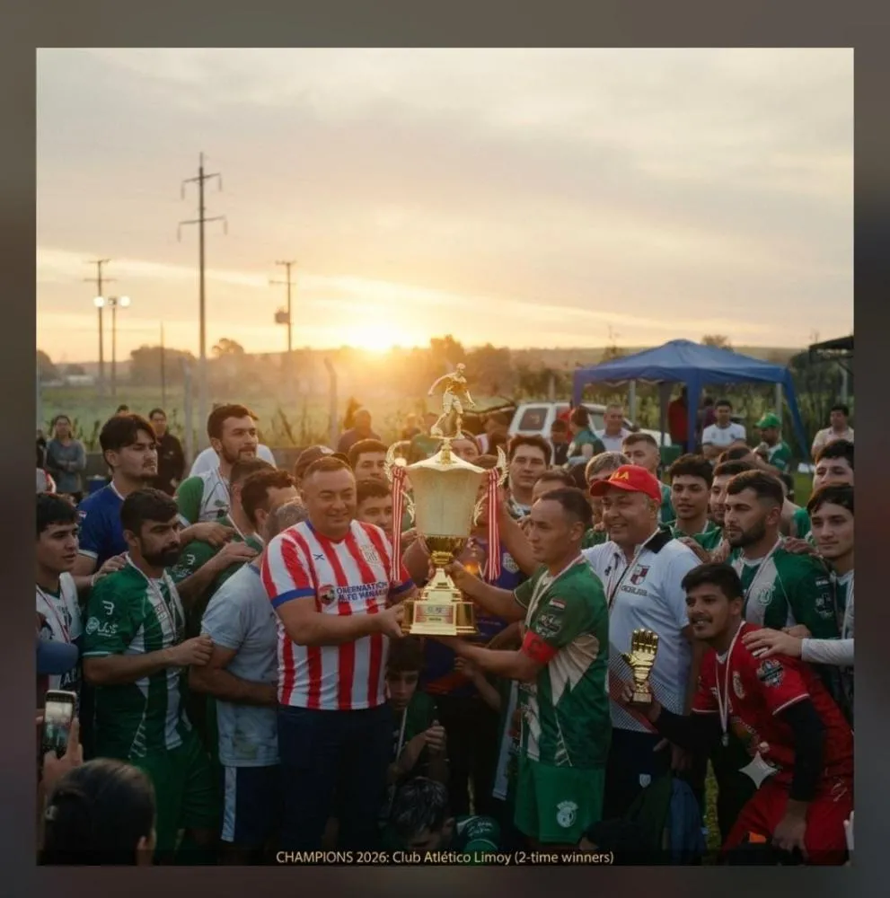 Atlético Limoy se consagra bicampeão de 2026 da Liga Minga Porá de Deportes