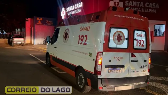 Homem é esfaqueado nas costas após agressão na Praça do Colono em Santa Helena